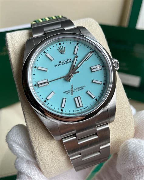 rolex oyster perpetual tiffany blue chrono24|oyster perpetual rolex price.